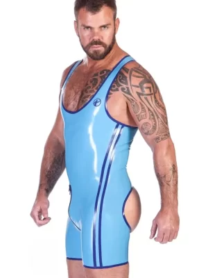 Latex V3 Backless Tri Suit With Pouch Front